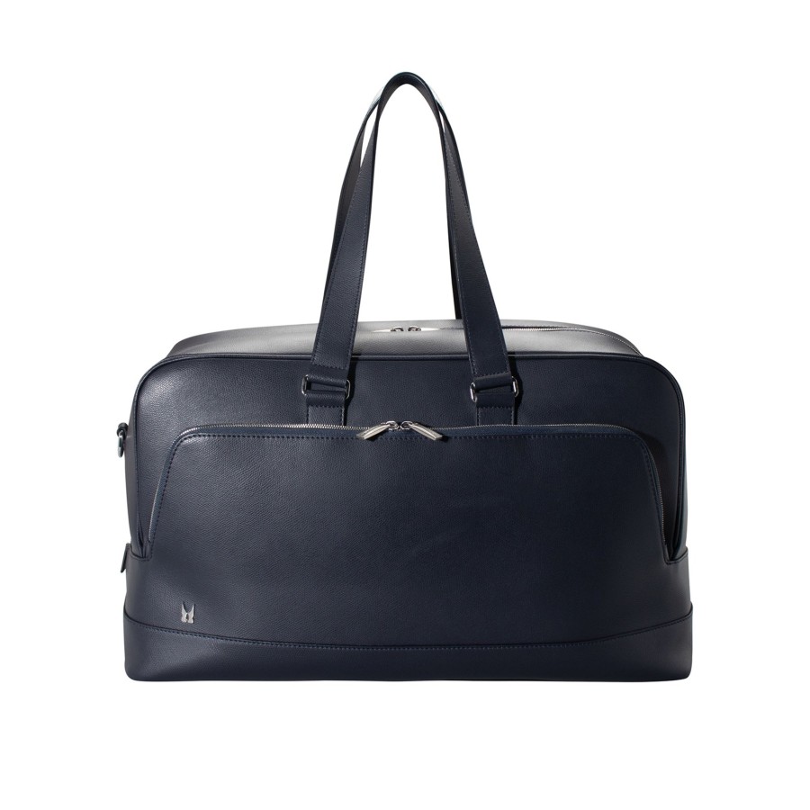 Men Moreschi Backpacks & Suitcases  Navy Blue Leather Backpack :  Moreschshoes